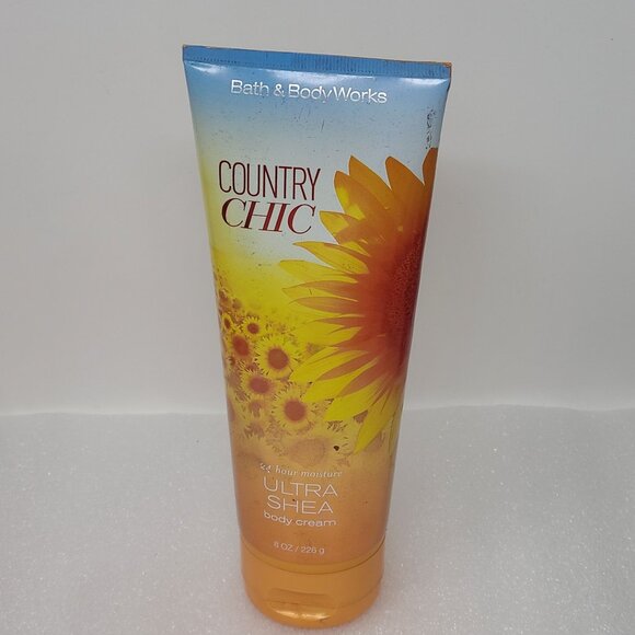 Bath & Body Works Country Chic Ultra Shea Body Cream 8 Oz Moisturizing Formula - Picture 1 of 1